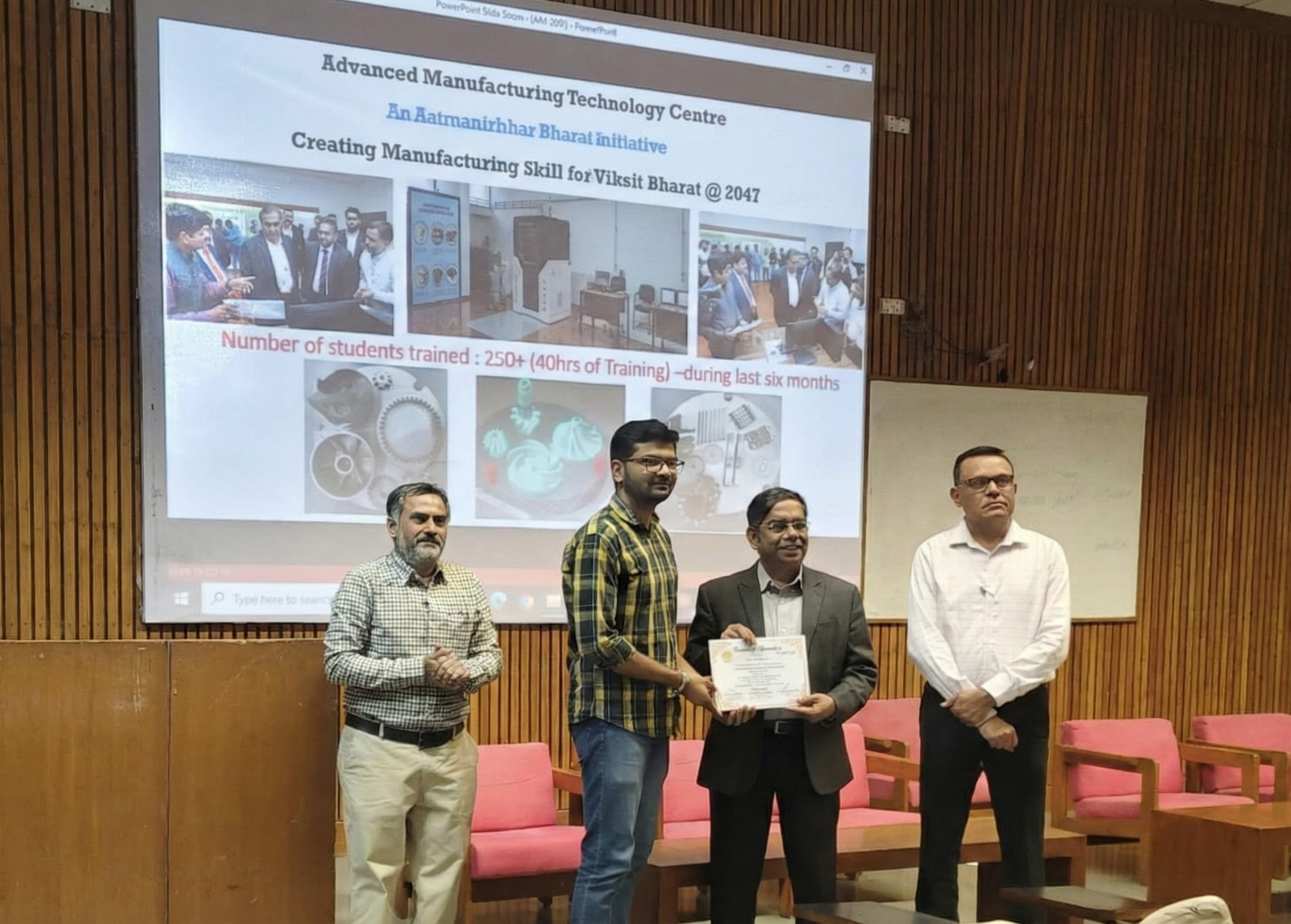 Attended 3D Additive Manufacturing Workshop