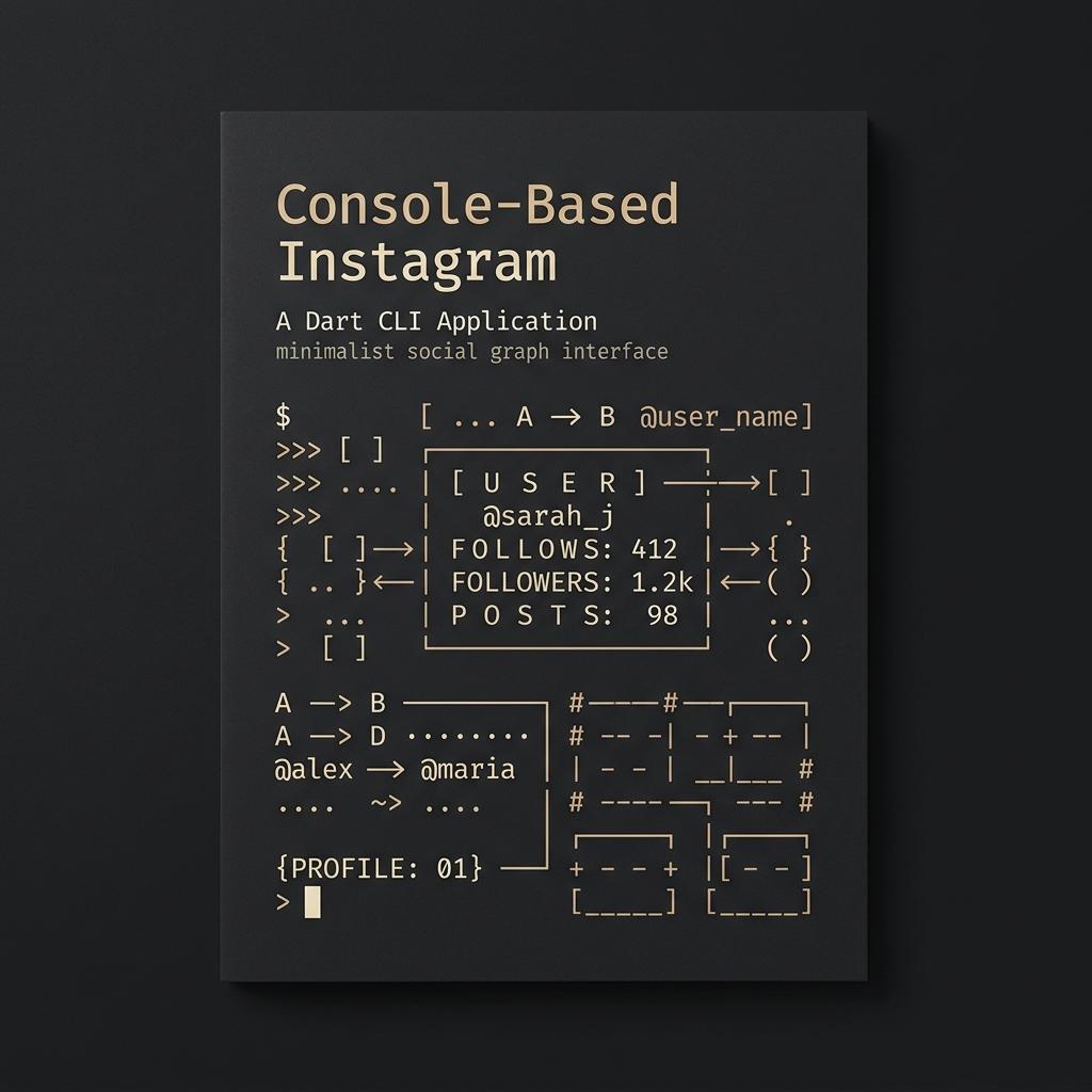Console-Based Instagram