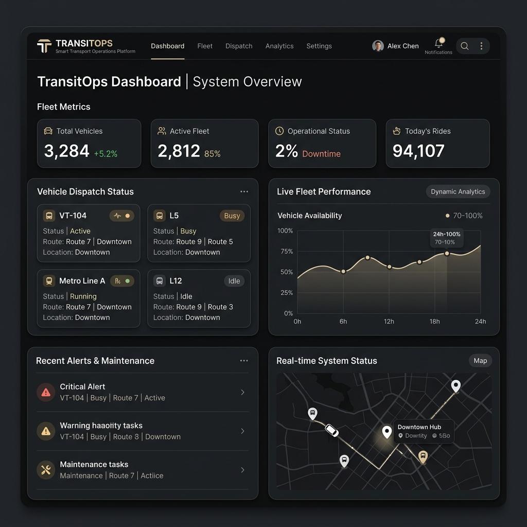 TransitOps - Smart Transport Platform